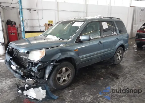 2007 Honda Pilot Ex-L из США, поврежденный, VIN 2HKYF18597H531265